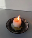 Yolki egg shaped candle