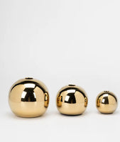 Gold Globe Vase