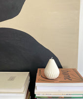 Pear Shape Sculpture Candle
